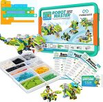 makerzoid Coding Robot Kit for Kids Ages 6+, 200+ in 1 APP Control Dinosaur Robot Toy, Educational Scratch Program Robotic Kit with 47 Video Courses, Toy for Boys Girls(600 Blocks) - Image 2
