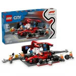 City #60443 F1® Pit Stop & Pit Crew with Ferrari Car