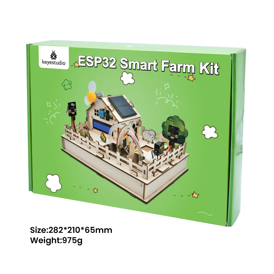1771624125947 KEYESTUDIO IoT Control Smart Farm Starter Kit for Arduino ESP32,Electronics Programming Kit Compatible with Arduino Scratch Online Tutorials,DIY Sensor Kit STEM Educational Set for Adults Teens 15+ - Image 1