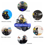 Keyestudio DIY Mini Tank V2.0 Smart Robot car kit for Arduino STEM - Image 5